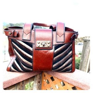 Fossil vintage reissue leather satchel